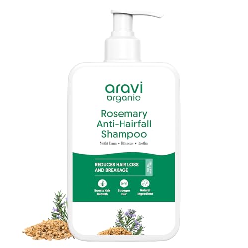 Aravi Organic Rosemary Shampoo for Hair Growth & Hair Fall Control 200ml