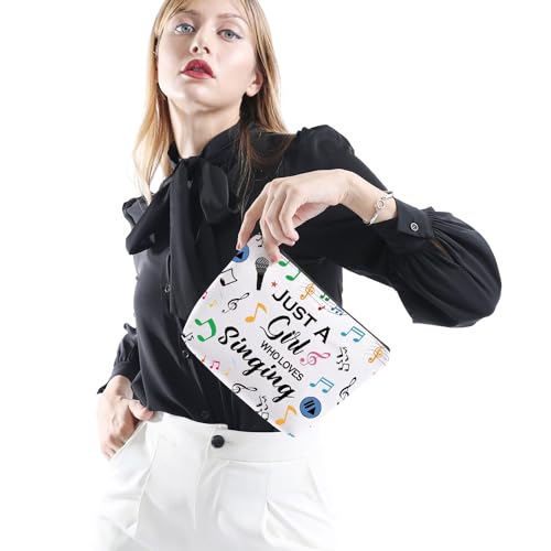 Gzrlyf Just singsingMB Singing Makeup Bag for Music Lovers