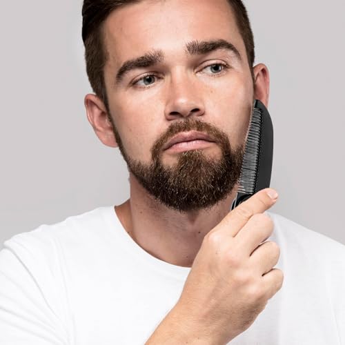 Ouligay Portable Folding Mustache Comb - 4pcs Mini Beard Grooming