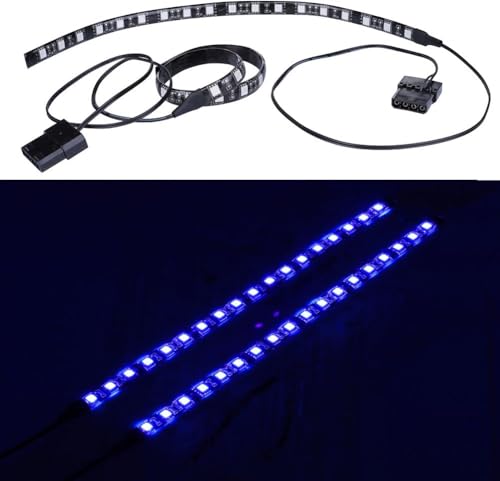 DS LED Purple UV Flexible Light Strip for PC Cases - Magnetic Design