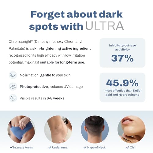 PFB Vanish Ultra Chromabright (3.28 oz) Triple Action Dark Spot Remover ? After Shave Smoothing Solution Ingrown Hair Treatment, Moisturizes, Relieves & Softens Skin, Razor Bump Stopper ? NEW Formula