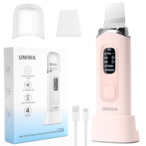 UNIWA Skin Scrubber Face Spatula - Pink Blackhead Remover