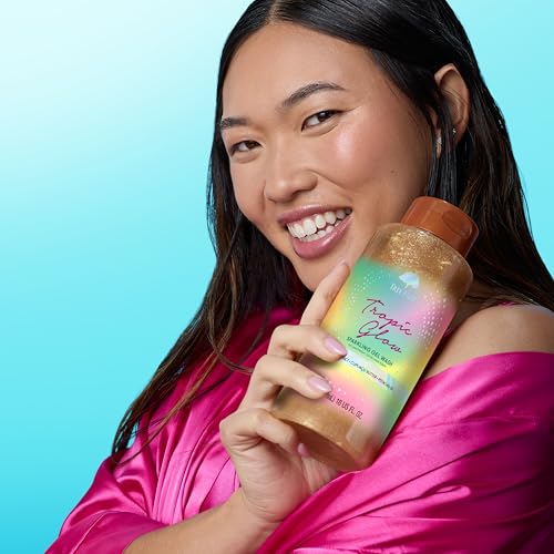Tree Hut Tropic Glow Body Wash, Hydrating & Moisturizing Shower Gel with Shea Butter & Essential Oils, Soft Smooth Glowing Skin, Gentle Cleanser For All Skin Types, Self Care Gifts for Women, 18 Fl Oz