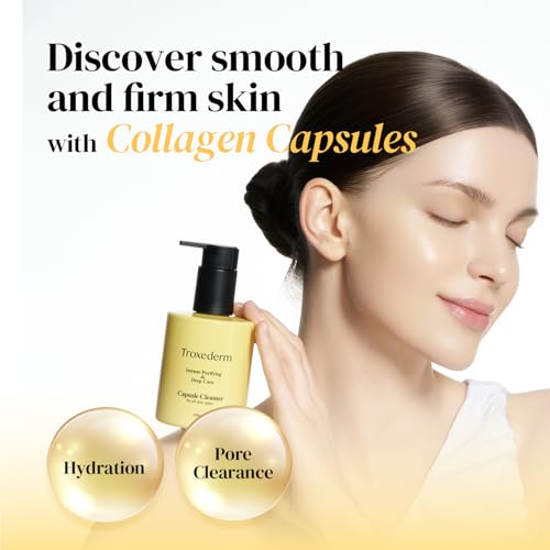 Korean Gel Cleanser with Collagen & Peptides - Hydrating Face Wash