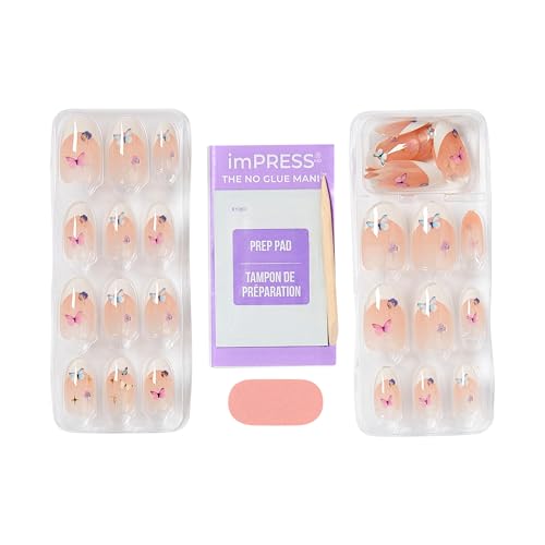 imPRESS Easter Elegance No Glue Press On Nails - Medium Oval