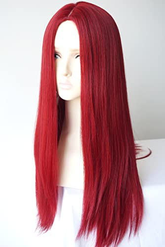 Long Red Straight Wig for Sally Costume - Synthetic Cosplay Wig (LW3284)