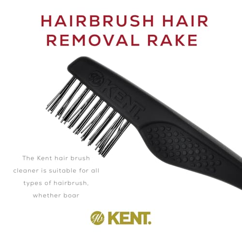 Kent Hairbrush Cleaner Tool for Removing Hair & Dandruff from Brushes