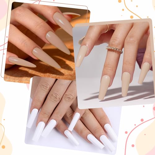 Creaglam Professional Acrylic Nail Powder Kit - 6 Vibrant Colors, Multicolor A