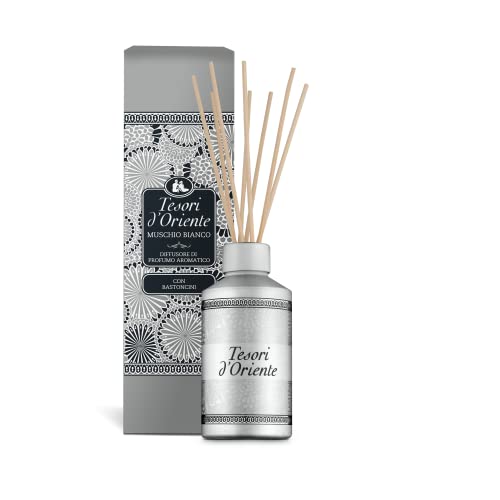 Tesori d'Oriente White Musk Reed Diffuser 200ml - Long-Lasting Aromatic Environment