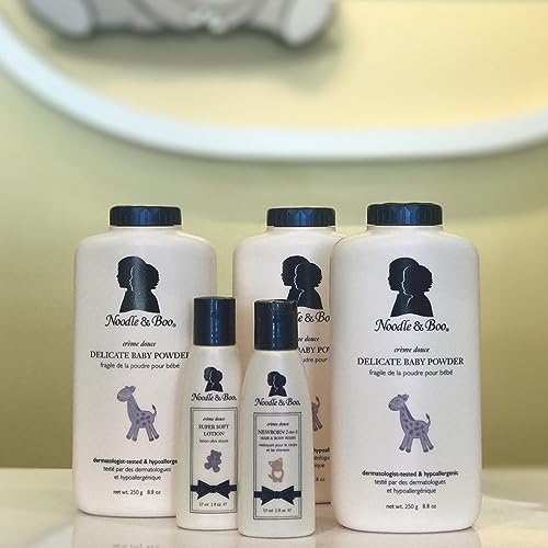 Noodle & Boo Newborn Baby Gift Set - Hair & Body Wash, Lotion