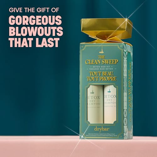 The Clean Sweep Detox Duo Kit - Holiday Gift Set, Dry Shampoo Twin Pack - Coconut Colada and Original Scent - Two 3.8 oz cans