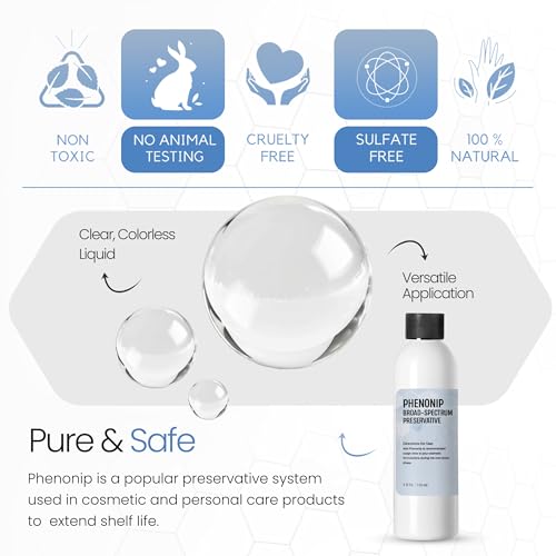 Phenonip Natural Preservative for Lotions & Creams - 8oz / 236mL