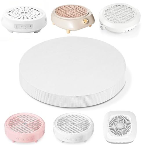 200 Disposable Nail Dust Collector Filter Paper Sheets - Compatible with MelodySusie HPro/SProR/SPro/XC320J