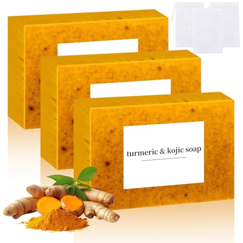 Turmeric Vitamin C Soap Bar for Dark Spots - Natural Face & Body Cleanser