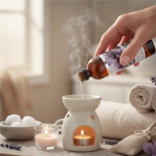 Hosley Lavender Lilac Warming Oils - Set of 2, 5oz Each