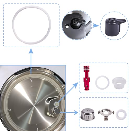 13-Piece Replacement Parts Set for 8 QT Electric Pressure Cooker