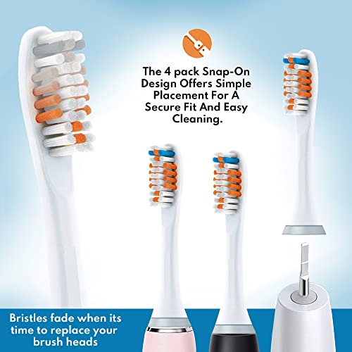 Replacement Brush Heads for Philips Sonicare, Extra-Soft Bristles