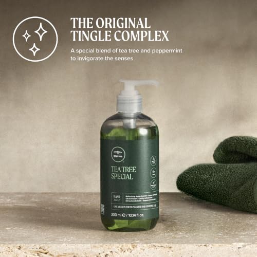 Tea Tree Liquid Hand Soap - Deep Cleansing & Refreshing, 10.14 Fl Oz
