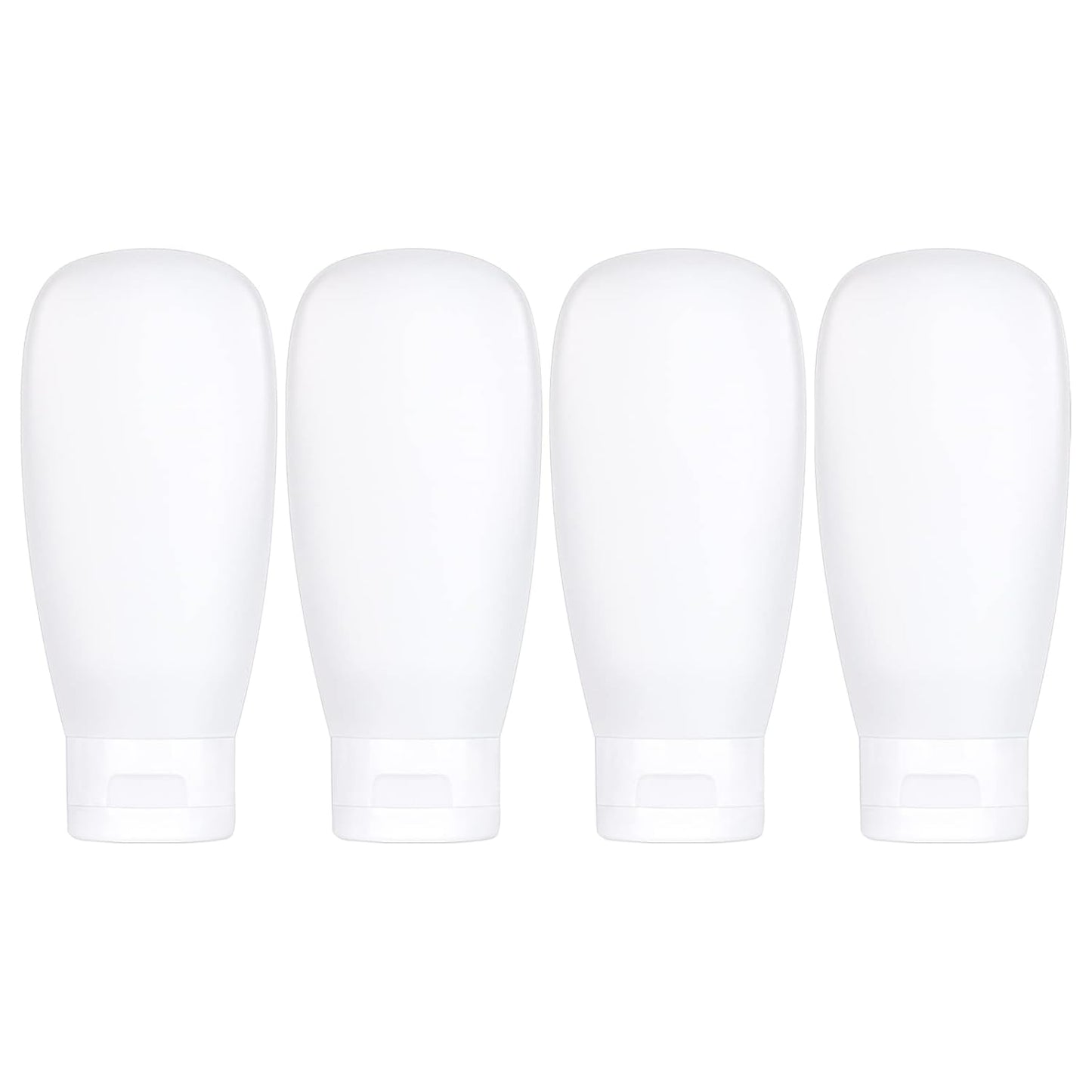 Travel Bottles Set - TSA Approved Leak-Proof Refillable Containers | 4 Pack Portable Toiletry Kit for Shampoo & Lotion