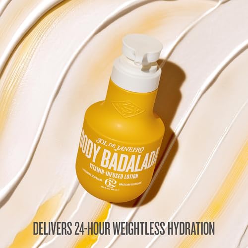 Body Badalada Vanilla Lotion - Vitamin-Infused Cheirosa 62 Fragrance | 13.5 fl oz & 3.3 fl oz Bundle