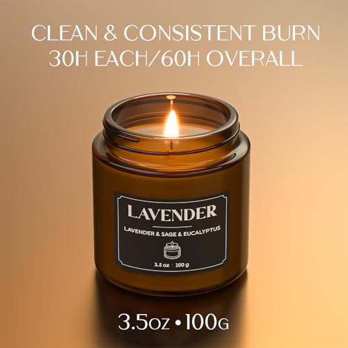 NORVENCE Premium Scented Candle Gift Set - Stress Relief & Relaxation