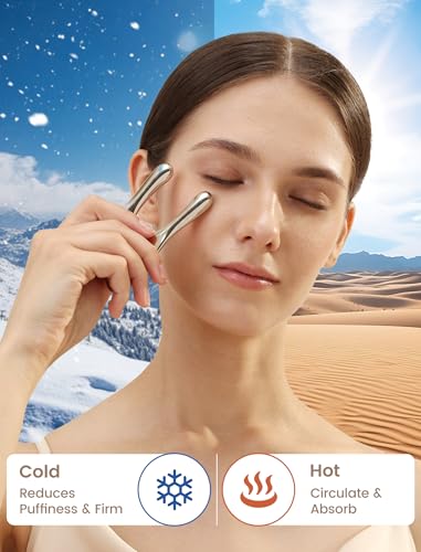 Lemove Stainless Steel Gua Sha Facial & Body Lymphatic Drainage Massager - Silver