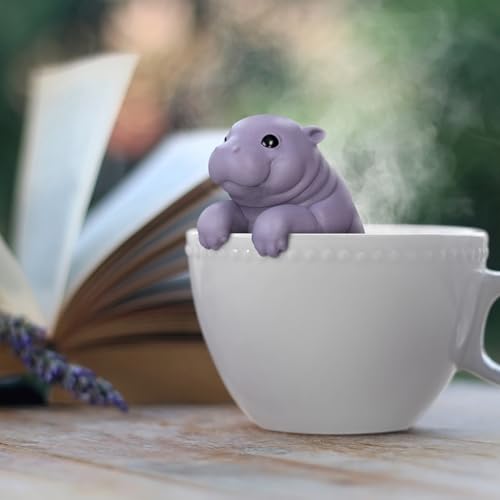 Sip'opotamus Baby Hippo Tea Infuser - BPA-Free Silicone, Dishwasher Safe