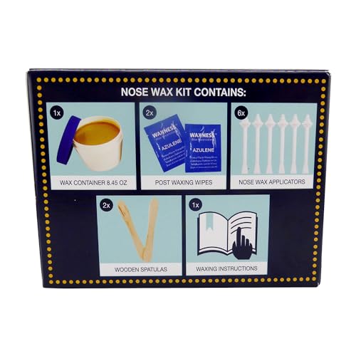 Waxness Microwave Nose and Face Hair Removal Kit, 8.45 oz