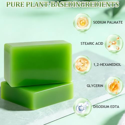 Natural Tea Tree Soap Bar - 2pcs Moisturizing and Cleansing