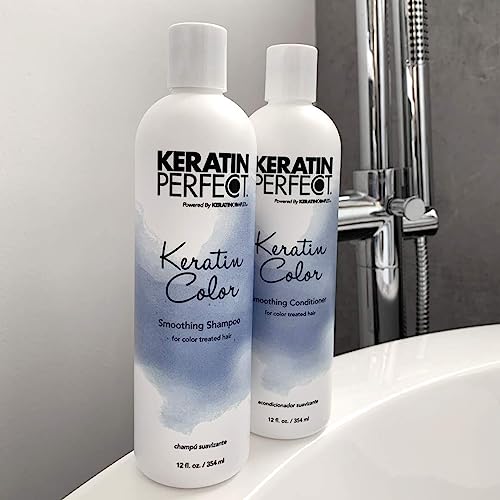 Keratin Perfect Color Smoothing Conditioner - 12oz for Color-Treated Hair