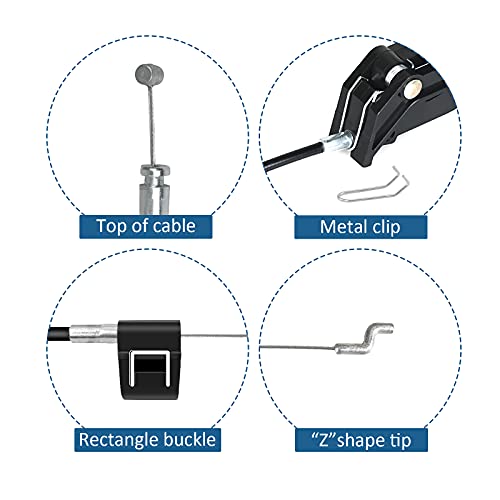 Recliner Replacement Parts Kit - Handles & Cables for Sofa Repair