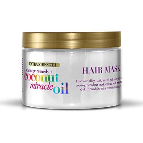 OGX Coconut Miracle Oil Hair Mask - Extra Strength Damage Remedy, 6 oz