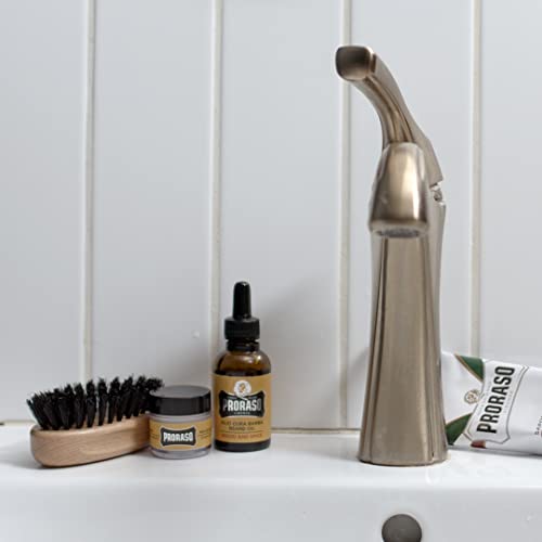 Proraso Moustache Wax - Medium Hold Styling Wax with Shea Butter - 0.5oz