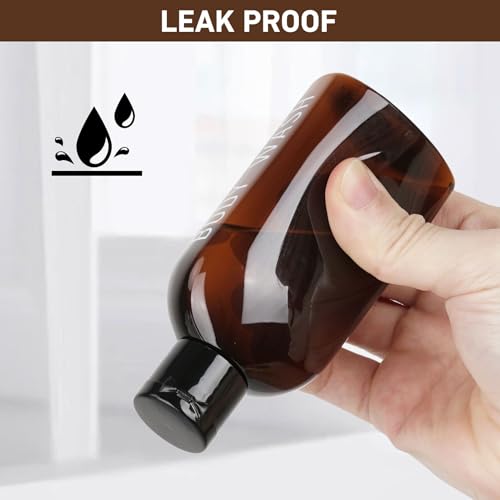 Wowang 10PCS Travel Toiletry Bottles Set - TSA Approved, Leak-Proof