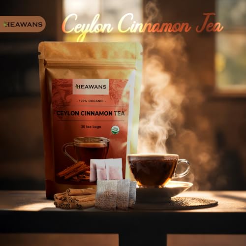 Organic Ceylon Cinnamon Tea Bags - 100% Natural & Preservative-Free