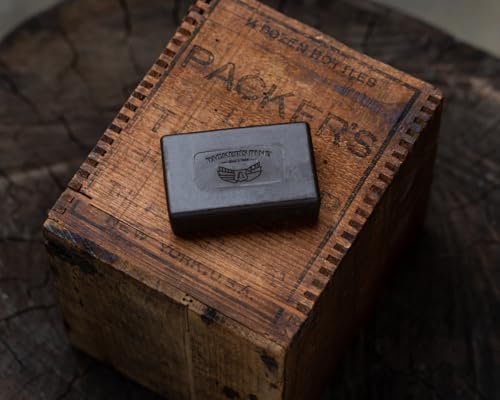 Packer's Pine Tar Scrub Soap 3-Pack 2.0 oz - Exfoliating Bar for Face, Body & scalp
