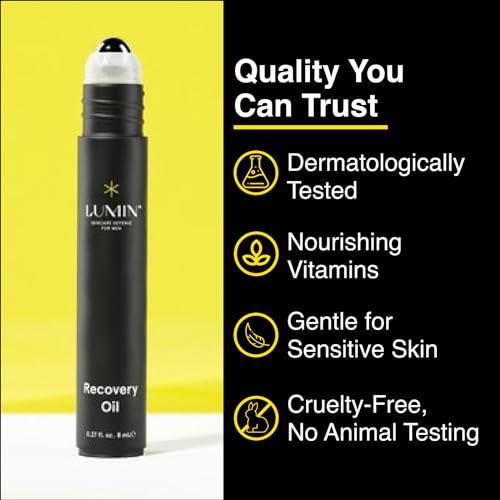 Lumin Hydrating Face Oil Stick for Men - Squalane & Argan Oil, 8ml