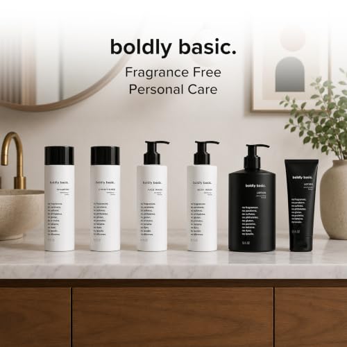 Boldly Basic Fragrance Free Lotion - Unscented Moisturizer 16 oz Pack of 1