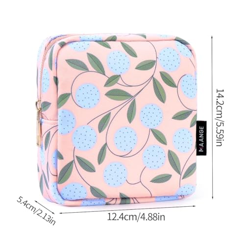 MAANGE Portable Makeup Bag for Purse - Cute Mini Organizer with Pockets