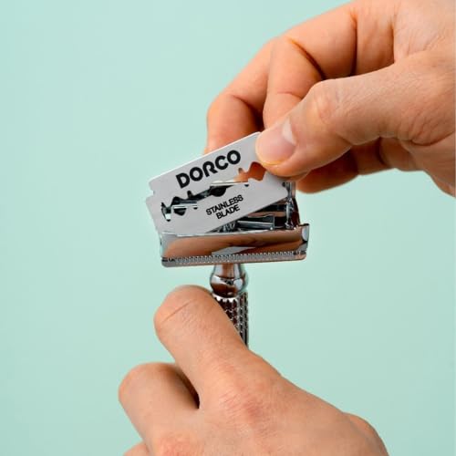 Dorco ST300 Platinum Double Edge Razor Blades - 100 Count