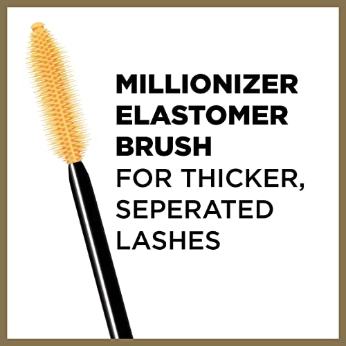 L'Oreal Paris Voluminous Million Lashes Mascara - Blackest Black, 0.3 Fl Oz