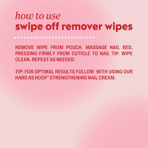 Onyx Professional Nail Polish Remover Pads - 40 Acetone Wipes