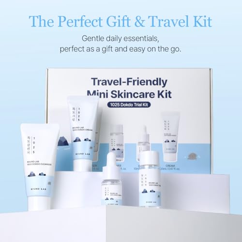 ROUND LAB Dokdo Hydrating Mini Kit for Dry & Sensitive Skin