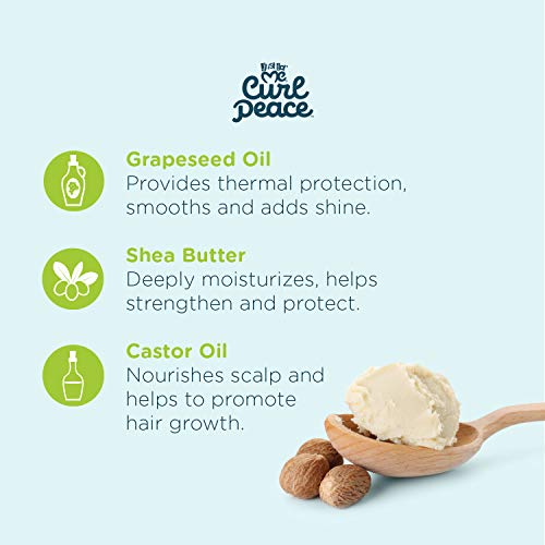Just For Me Curl Peace Nourishing Hair & Scalp Butter 4 oz Pack of 3 - Hydrates & Strengthens Natural Hair