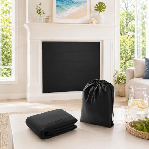 PAWBOSE Magnetic Fireplace Cover - 39x32 Inch Draft Stopper