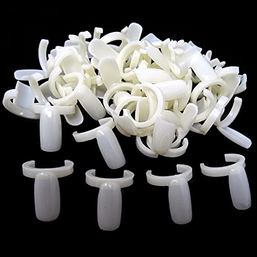 200PCS Nail Color Display Rings for Nail Art Swatches Manicure Practice Tools