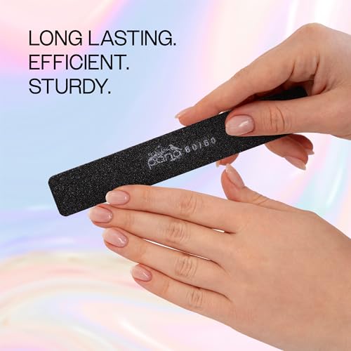 PANA Jumbo Double-Sided Emery Nail File - 10pcs, Grit 60/60