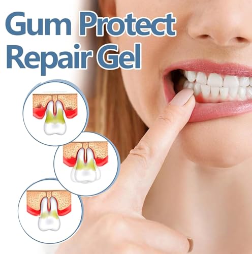 HEDGAUCP Gum Protect Dental Gel, Sulfate-Free Mint Whitening Paste - 3 Pack
