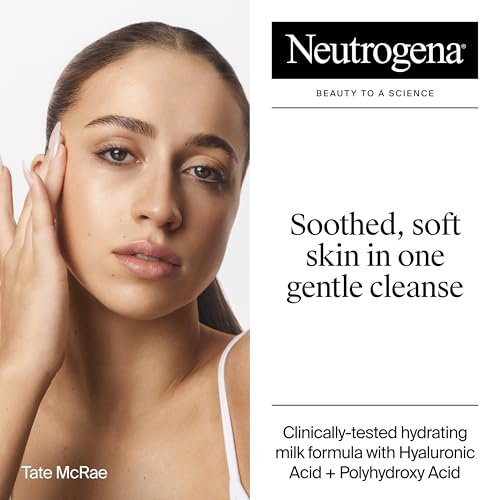 Neutrogena Hydro Boost Face Wash - Soothing Milk Cleanser, 7.8 fl oz