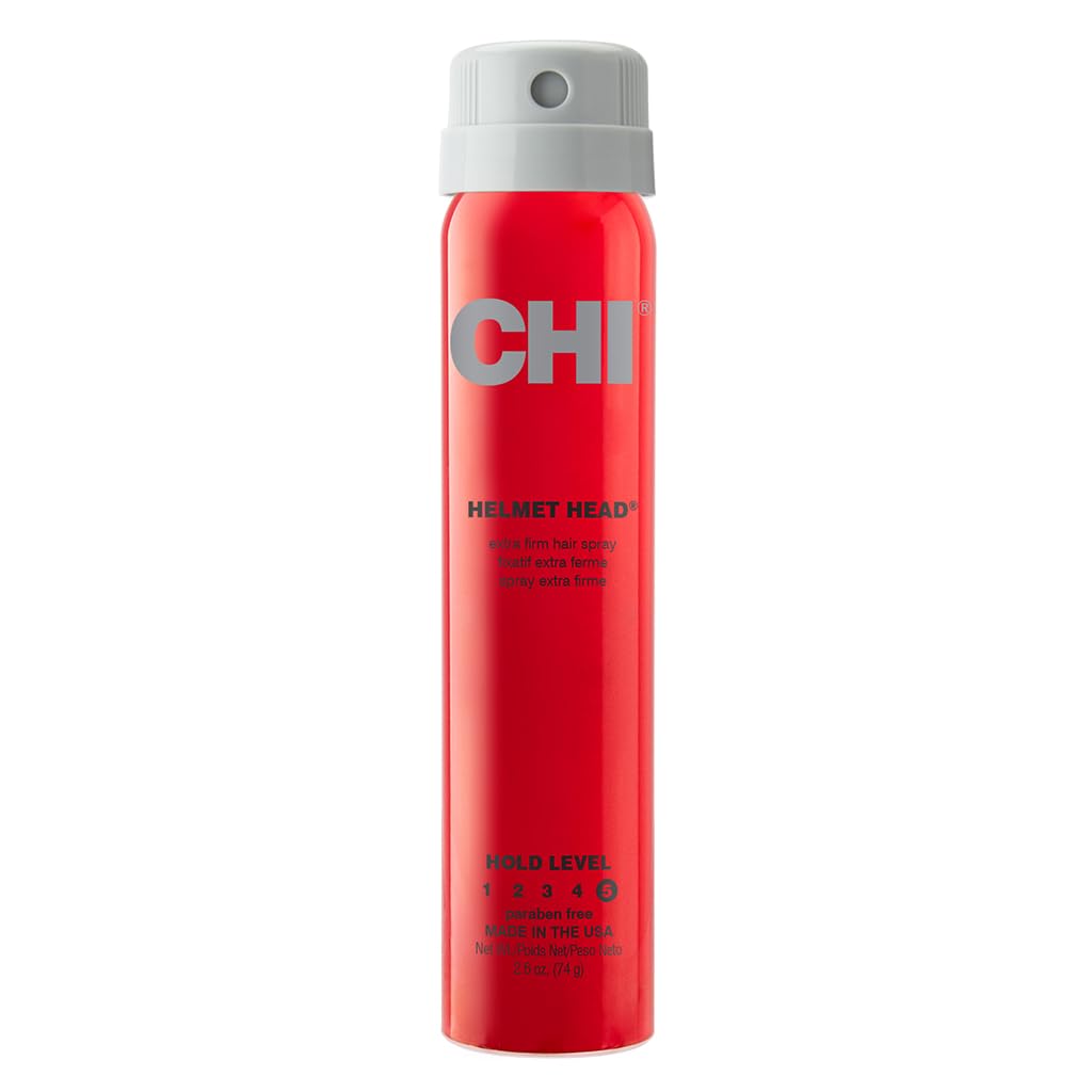 CHI Helmet Head Extra Firm Hairspray - Professional Extra Strong Hold for Humidity Resistance | 10 Oz